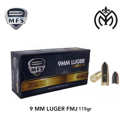 MFS 9mm FMJ 115gr