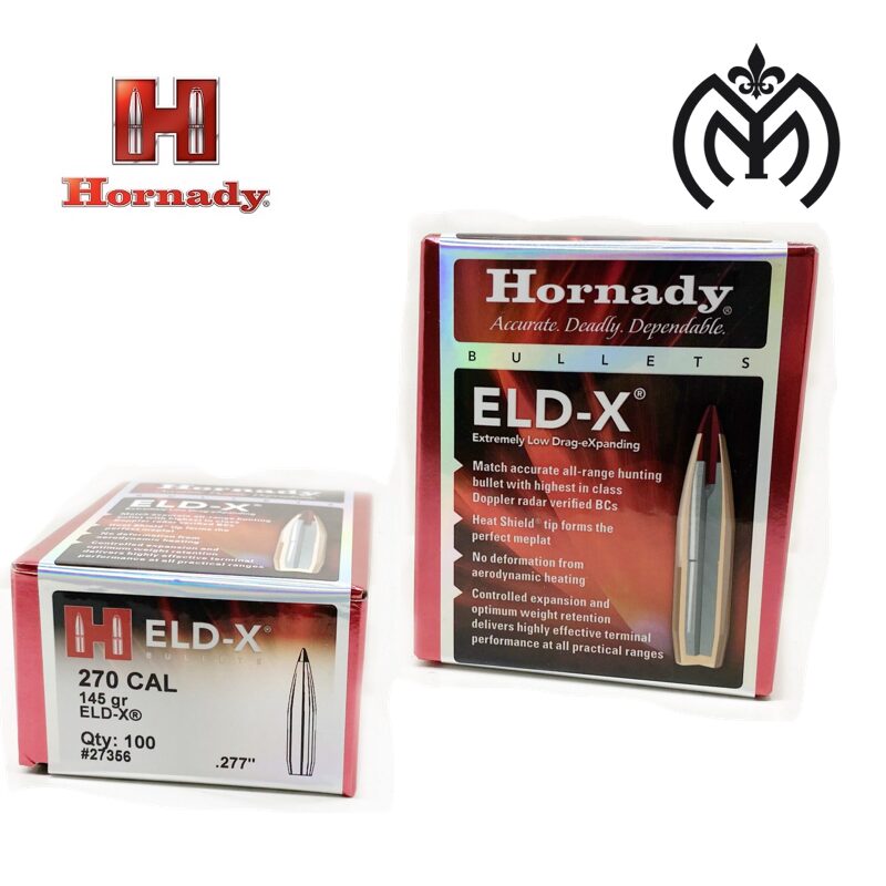 Puntas HORNADY cal.270 ELD-X 145gr - Imagen 2