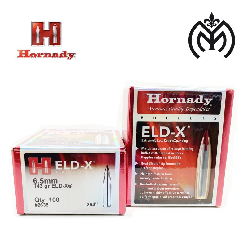 Puntas HORNADY 6,5mm ELD-X 143gr - Imagen 2