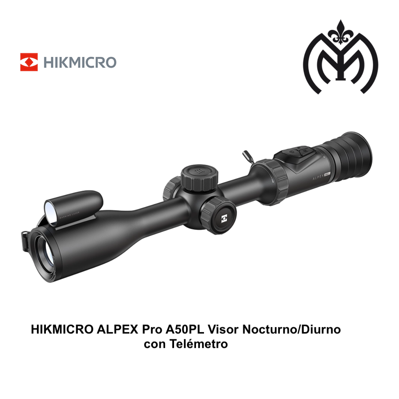 HIKMICRO ALPEX Pro A50PL Visor Nocturno/Diurno con Telémetro - Imagen 2