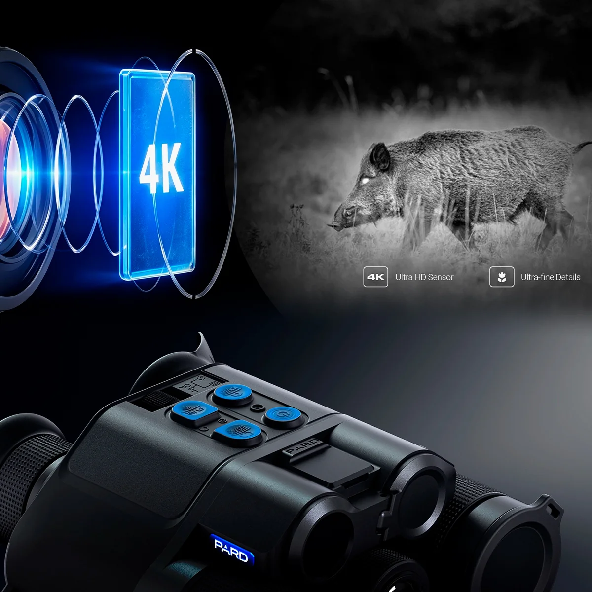 PRISMÁTICOS MULTIESPECTRO PARD OSPREY 4K - Imagen 8