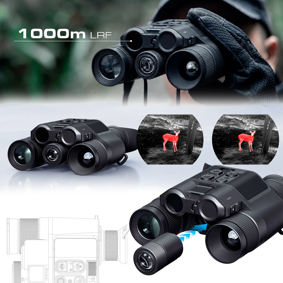 PRISMÁTICOS MULTIESPECTRO PARD OSPREY 4K - Imagen 7