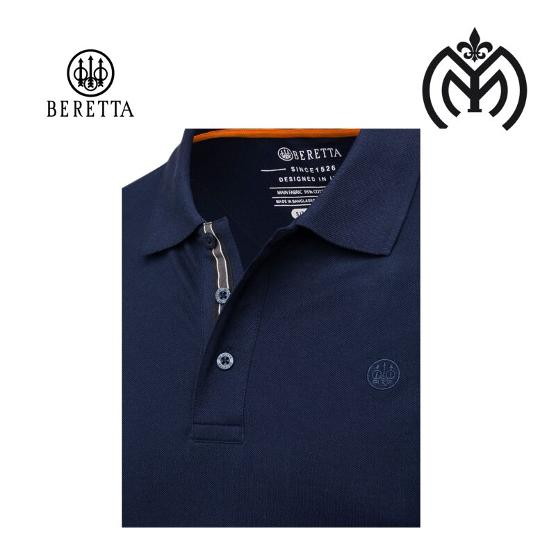 Polo Beretta Corporate EVO Azúl - Imagen 4